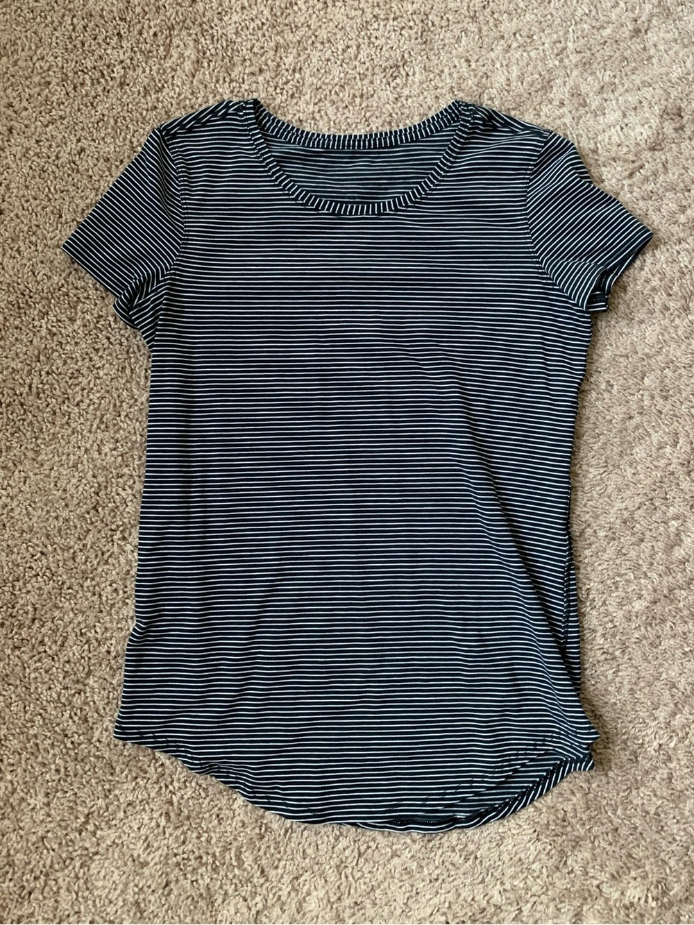 Lululemon Black and White T-Shirt
